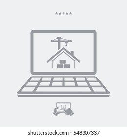 Website under construction - Vector flat icon