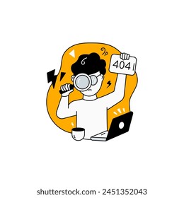 Website Under Construction Vector Illustration