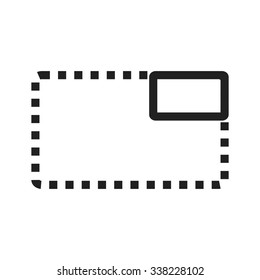 Website, unselect, tabs icon vector image. Can also be used for material design. Suitable for web apps, mobile apps and print media.