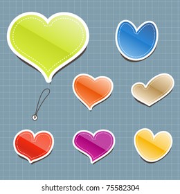 Website vector element set