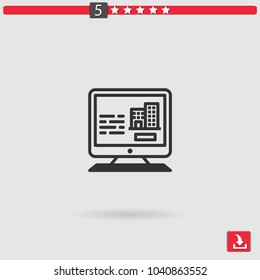 website vector icon