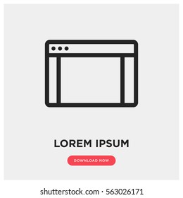 Website vector icon