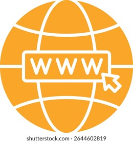 Website vector icon. Can be used for printing, mobile and web applications.