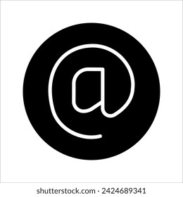 website vector icon. Communication icon symbol, on white background.