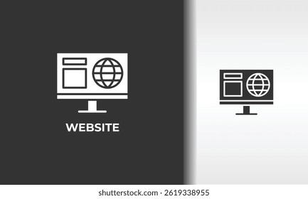 Website Vector, Icon Or Logo Sign Isolated Symbol Illustration