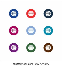 Website Vector Icon Set. Www Illustration Sign Collection. Site Symbol. Internet Logo.