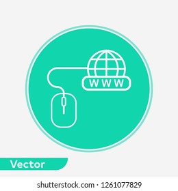 Website vector icon sign symbol