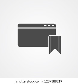 Website vector icon sign symbol