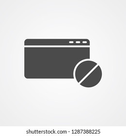 Website vector icon sign symbol