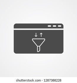 Website vector icon sign symbol