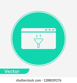 Website vector icon sign symbol