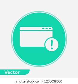 Website vector icon sign symbol