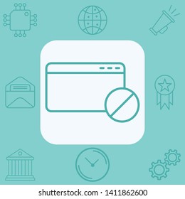 Website vector icon sign symbol
