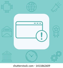 Website vector icon sign symbol