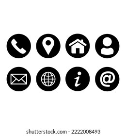 Website vector icons set. Communication icon symbol