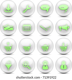Website vector iconset - EPS10
