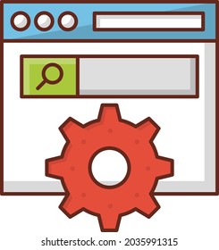 ilustración de la página web Vector en un fondo transparente. Símbolos de calidad premium. Icono de color plano de línea vectorial para el concepto y el diseño gráfico.