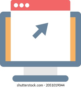ilustración de la página web Vector en un fondo transparente. Símbolos de calidad premium. Icono de color plano de línea vectorial para el concepto y el diseño gráfico.