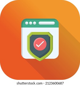 página web Ilustración vectorial sobre un fondo transparente.Símbolos de calidad premium.Icono plano de línea vectorial para el concepto y el diseño gráfico.

