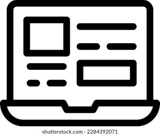 website Vector illustration on a transparent background.Premium quality symbols.Thin line vector icon for concept and graphic design.