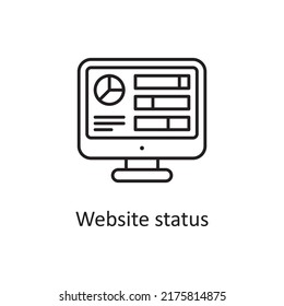 Website vector Outline Icon Design illustration. Project Managements Symbol on White background EPS 10 File