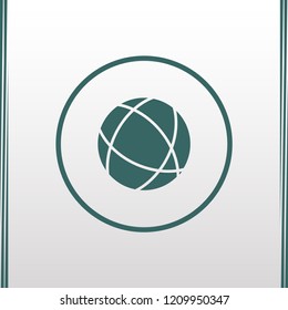 Website vector web globe Icon