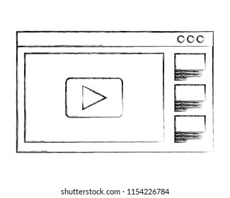 website video play button streaming