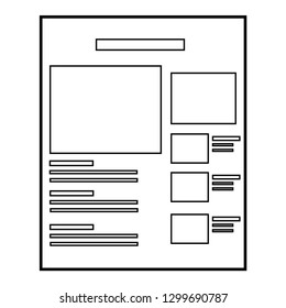 Website with video sign