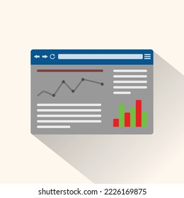 vista de sitio web, se puede utilizar para iconos
