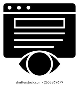 Website-Besucher Symbol für Design