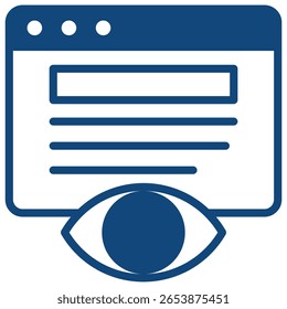 Website-Besucher Symbol für Design