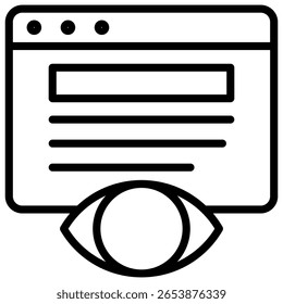 Website-Besucher Symbol für Design