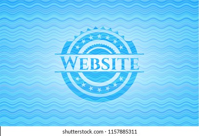 Website water emblem.