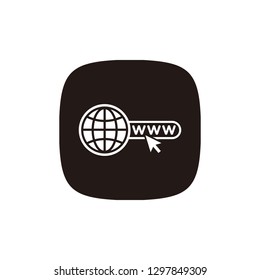 Website, www icon sign symbol