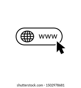 website www icon template, website www design element