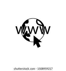 website www icon template, website www design element