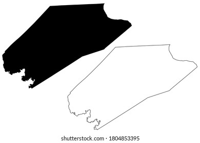 Webster County, Kentucky (U.S. county, United States of America, USA, U.S., US) map vector illustration, scribble sketch Webster map