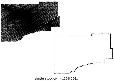 Webster County, Mississippi (U.S. county, United States of America, USA, U.S., US) map vector illustration, scribble sketch Webster map