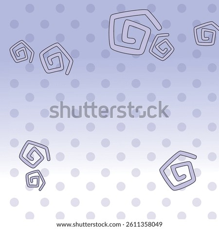 Webtoon manga comic background, confusing or confused, blue with dots illustration
