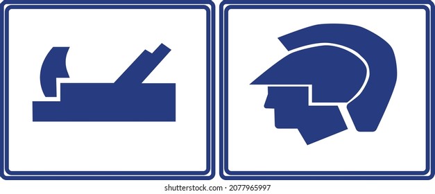 Web.Vector illustration of signs for use in schools, lyceums, institute
