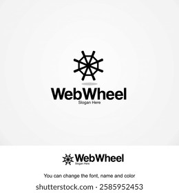 WebWheel Logo Template Design Vector