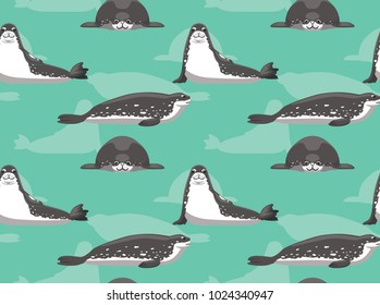 Weddell Seal Background Seamless Wallpaper