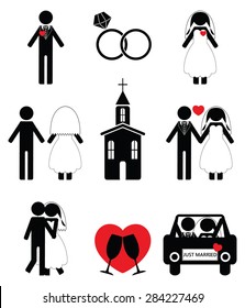Wedding 2 icon set 
