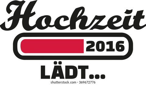 Wedding 2016 Loading - german
