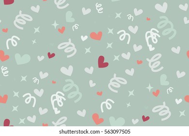 Abstraktes, nahtloses Muster in pastellfarbenen, weichen Farben Hochzeit. Gut geeignet für die Bridal Geschenkschmuck, Walpaper, Menü. Vektorgrafik.
