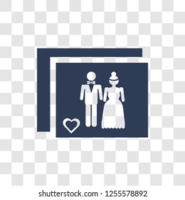 wedding Album icon. Trendy wedding Album logo concept on transparent background from Birthday party and wedding collection