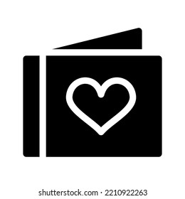 Wedding Album Icon Vector Symbol Design Illustration
