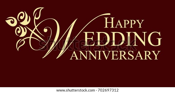 Wedding Anniversary 2 のベクター画像素材 ロイヤリティフリー