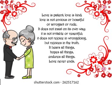 Wedding anniversary greeting card vector