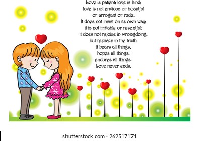 Wedding anniversary greeting card vector